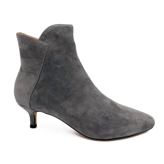 Shoe the Bear Støvlette m/hæl SAGA Zip Grey