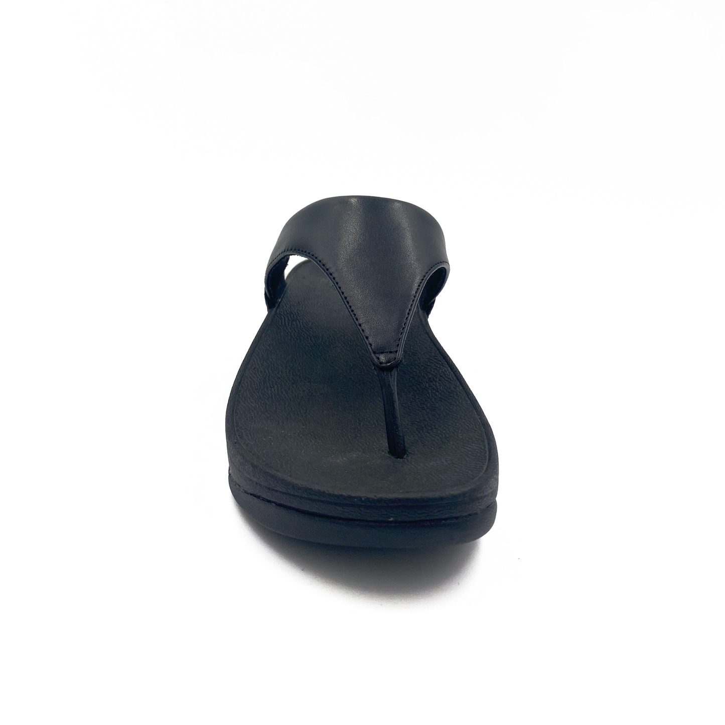 fitflop sandal Lulu Toepost Black Leather