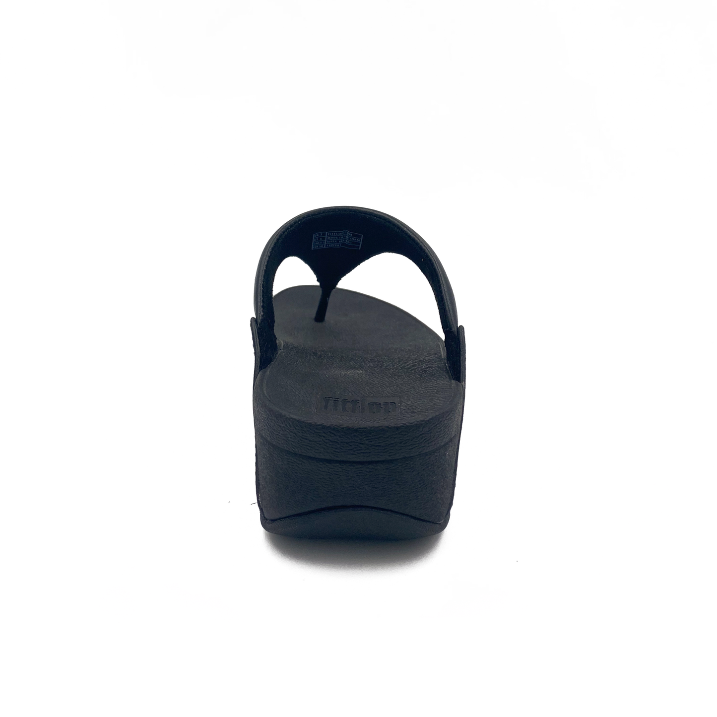 fitflop sandal Lulu Toepost Black Leather